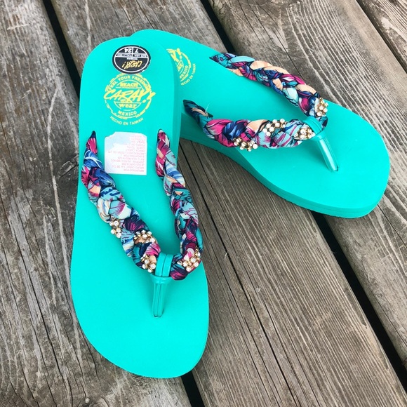 Caray Shoes - NWT Caray Beach Wear Braided Sandals